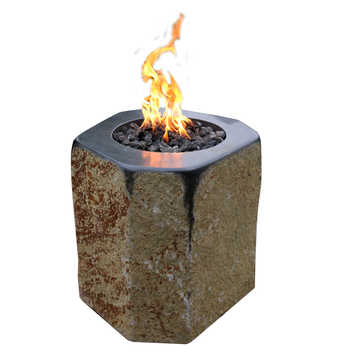 Basalt Column Fire Pit