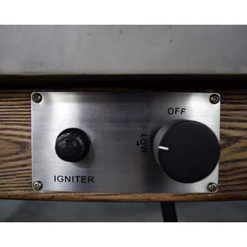 Turin Light Gray Fire Table - Liquid Propane