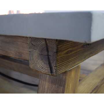 Turin Light Gray Fire Table - Liquid Propane