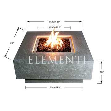 Manhattan Fire Table, Outdoor Fire Pit Table Canada