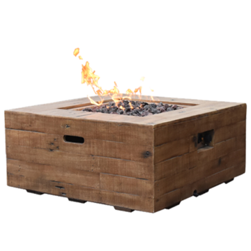 Wilton Fire Table - Redwood