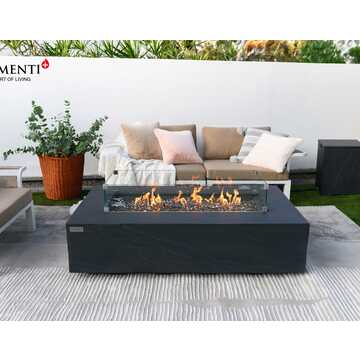 Cape Town Fire Table - Slate Black