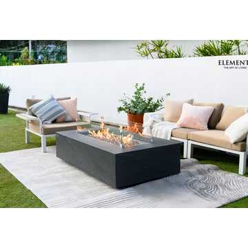 Cape Town Fire Table - Slate Black