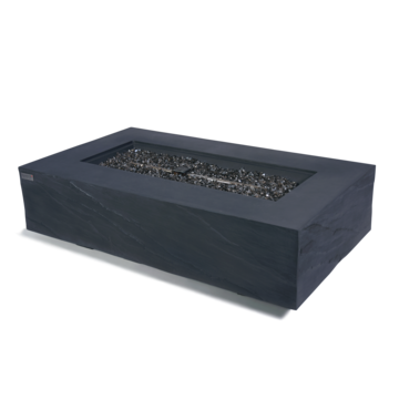 Cape Town Fire Table - Slate Black