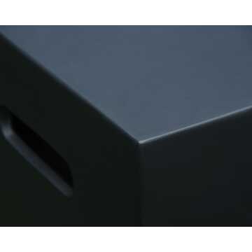 Square Tank Cover - Black - Smooth Finish