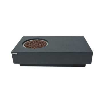 Metropolis Fire Table - Dark Gray