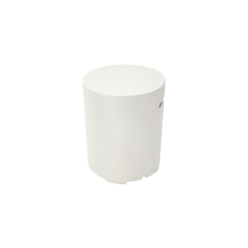 Round Tank Cover - Cream White - Smooth Finish